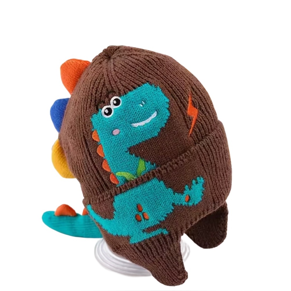 Dinosaur Insulated Winter Beanie Hat